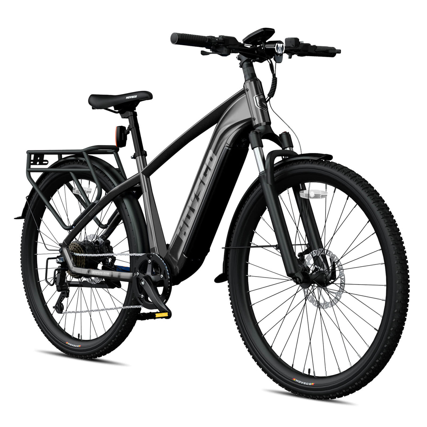 HOVSCO HovRanger 27.5" Mountain Electric Bike For Adults Gray