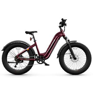 HOVSCO™ HovAlpha 26" Step-Thru Fat Ebike - HOVSCO 