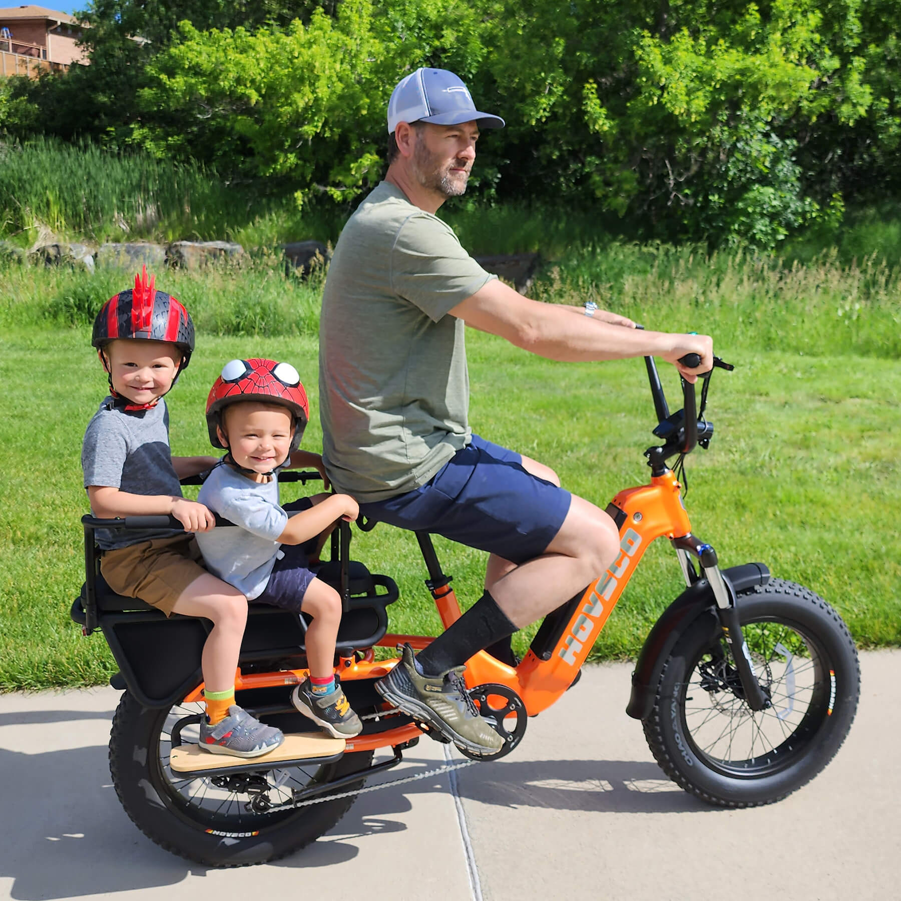 HOVSCO™ HovCart 20“ Step-Thru Electric Fat Tire Cargo Bike