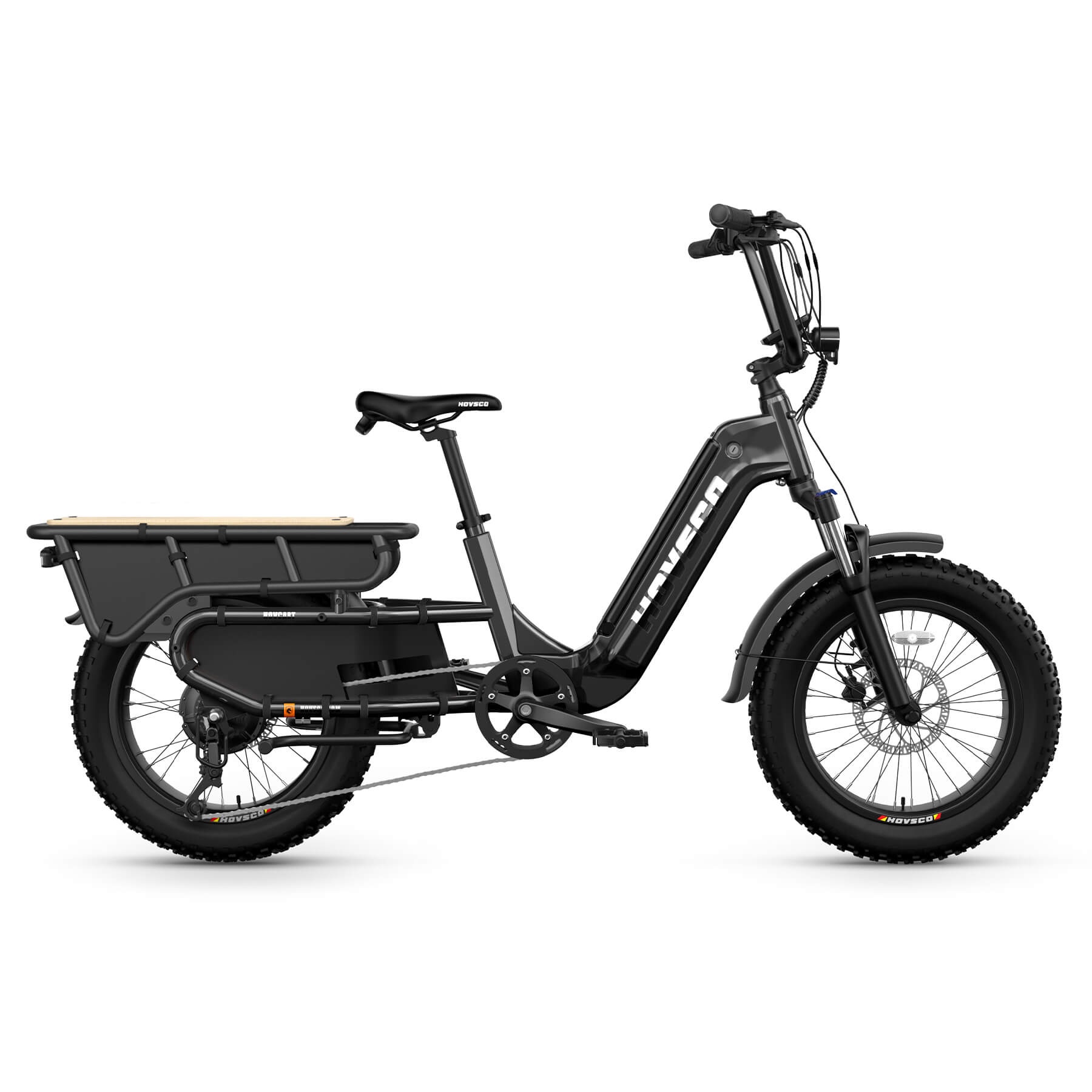 HOVSCO™ HovCart 20“ Step-Thru Electric Fat Tire Cargo Bike